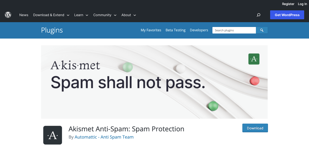 Akismet Anti-Spam- Spam Protection