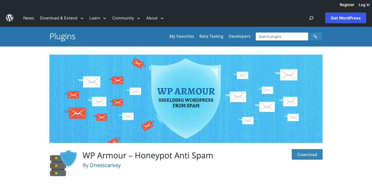WP Armour – Honeypot Anti Spam