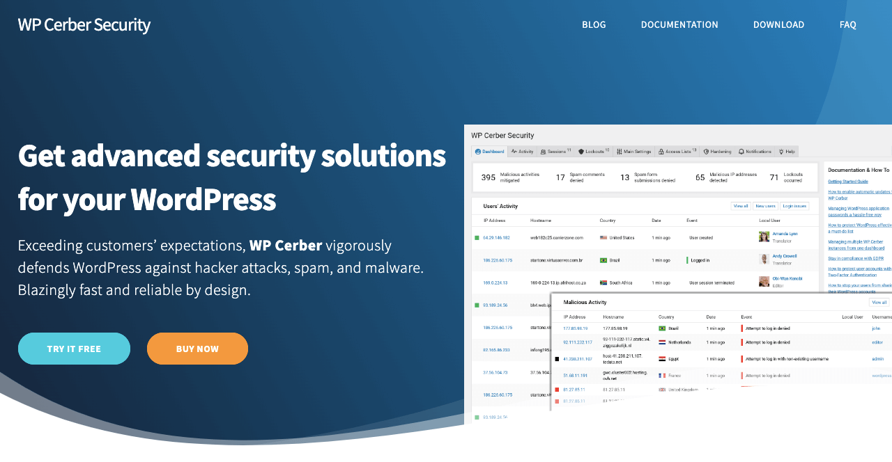 WP Cerber Security