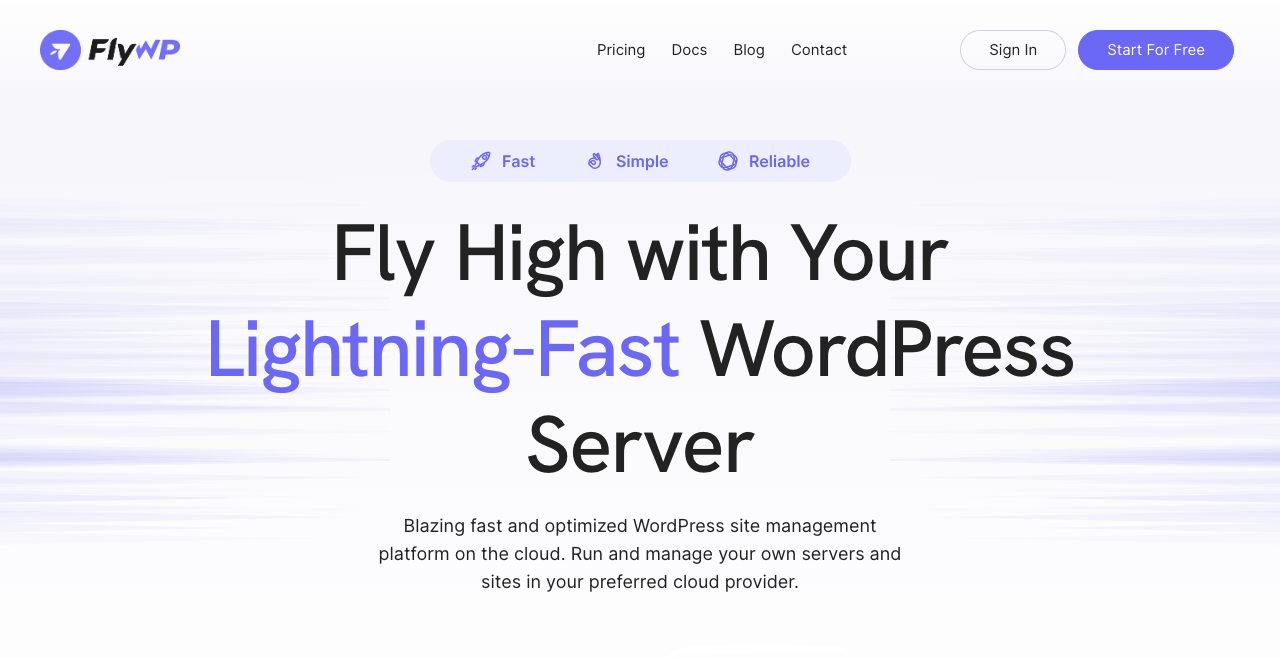 Flywp Server Management For Wordpress