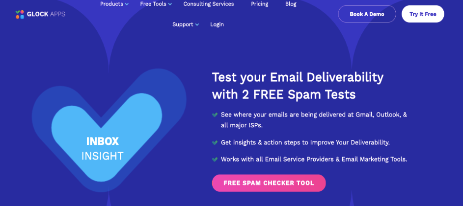 Best Email Spam Checker tools- Glock Apps