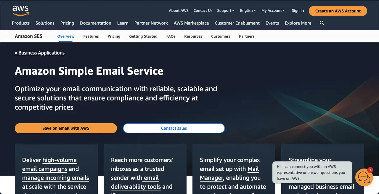 Amazon Ses Best For Scalable Email Sending