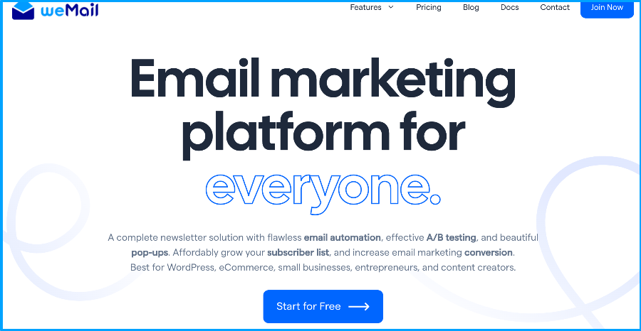 weMail -email marketing tools