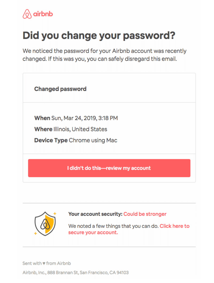 Password Reset Email Template